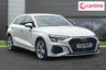 USED 2021 21 AUDI A3 1.5 TFSI 35 S line Sportback 5dr Petrol Manual Euro 6 (s/s) (150 ps) Rear Parking Sensors, Audi Smartphone Interface, Comfort And Sound Package, MMI Navigation, 18In Alloys Rear Parking Sensors, Audi Smartphone Interface, Comfort And Sound Package, MMI Navigation, 18In Alloys