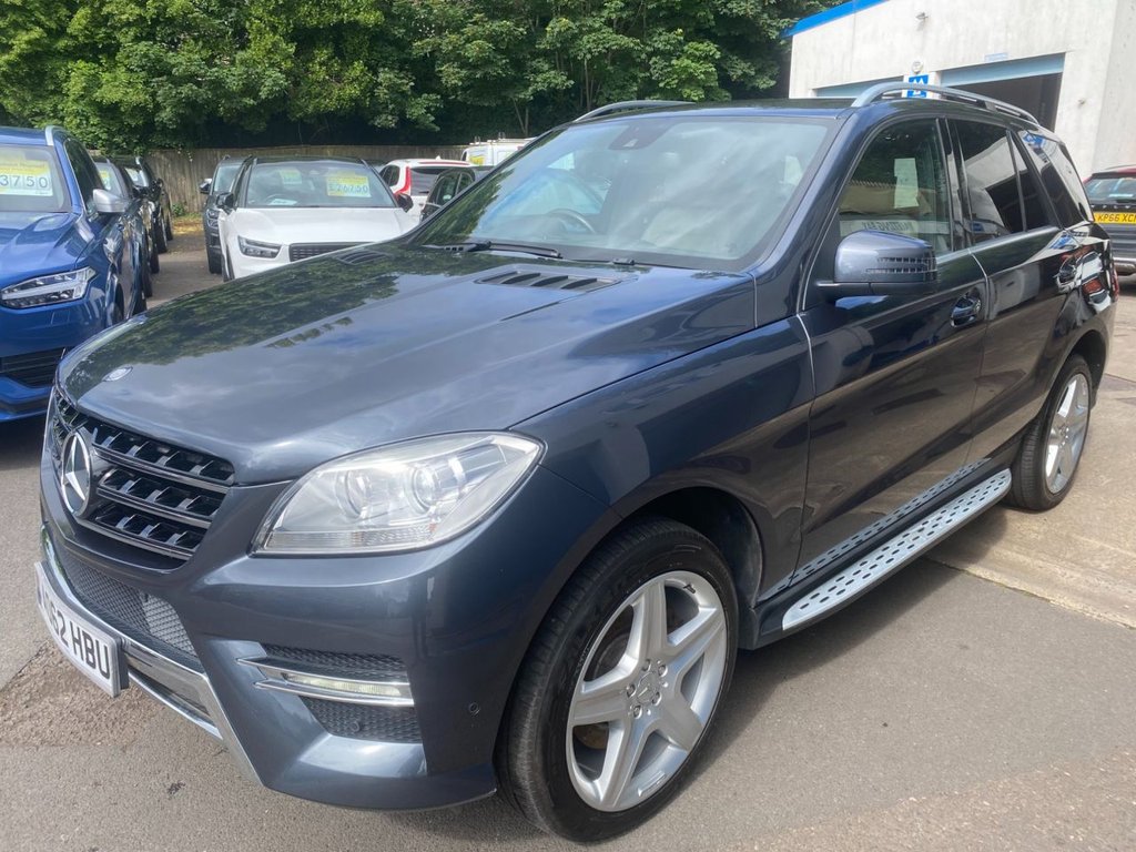USED 2012 62 MERCEDES-BENZ M-CLASS 2.1 ML250 BlueTEC Sport SUV 5dr Diesel G-Tronic 4WD Euro 6 (s/s) (204 ps) FRONT AND REAR PARK + REAR CAMERA