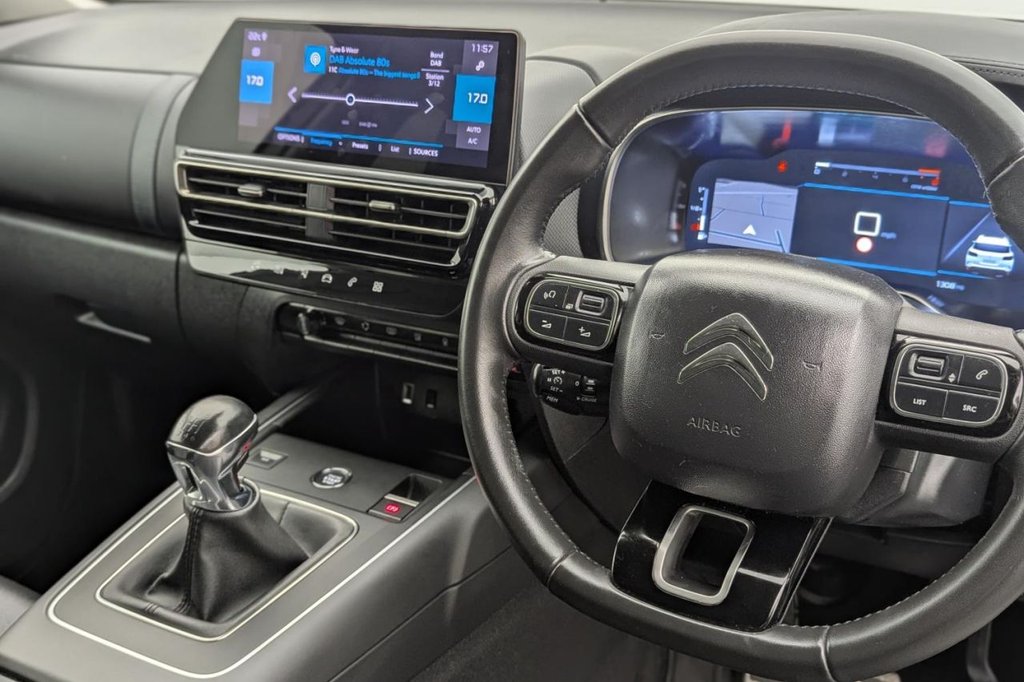 USED 2023 23 CITROEN C5 AIRCROSS 1.2 PureTech Sense Plus SUV 5dr Petrol Manual Euro 6 (s/s) (130 ps) Car Play, Rear Camera, Sat Nav