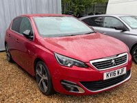 USED 2016 16 PEUGEOT 308 2.0 BlueHDi GT Line Hatchback 5dr Diesel Manual Euro 6 (s/s) (150 ps) &pound;20 ROAD TAX 72.4 MPG FANTASTIC FAMILY HATCH AIR CON NAV CLIMATE and CRUISE BLUETOOTH ALLOYS