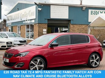 2016 PEUGEOT 308 2.0 BlueHDi GT Line Hatchback 5dr Diesel Manual Euro 6 (s/s) (150 ps) £5695.00
