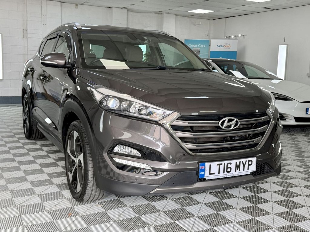 USED 2016 16 HYUNDAI TUCSON 2.0 CRDi Premium SUV 5dr Diesel Auto 4WD Euro 6 (185 ps) 