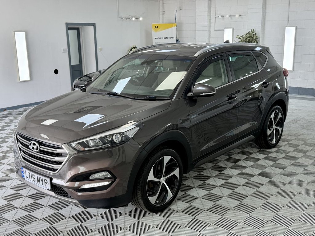 USED 2016 16 HYUNDAI TUCSON 2.0 CRDi Premium SUV 5dr Diesel Auto 4WD Euro 6 (185 ps) 