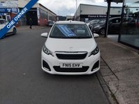 USED 2015 15 PEUGEOT 108 1.0 VTi Active Hatchback 5dr Petrol Manual Euro 5 Euro 5 (68 ps) 1 OWNER &pound;20 TAX 10,715 MILES