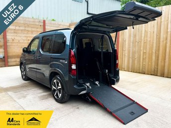 2024 PEUGEOT RIFTER 4 Seat Auto Wheelchair Accessible Disabled Access Vehicle WAV &pound;22945.00