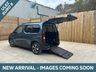 USED 2024 24 PEUGEOT RIFTER 4 Seat Auto Wheelchair Accessible Disabled Access Vehicle WAV 