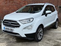 USED 2018 18 FORD ECOSPORT 1.0T EcoBoost Titanium SUV 5dr Petrol Manual Euro 6 (s/s) (125 ps) Wet Belt changed April 2026