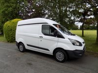 USED 2016 16 FORD TRANSIT CUSTOM van, Air Con, Only 82K Miles, Chain Engine, NO VAT 