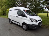 USED 2016 16 FORD TRANSIT CUSTOM van, Air Con, Only 82K Miles, Chain Engine, NO VAT 