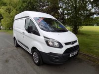 USED 2016 16 FORD TRANSIT CUSTOM van, Air Con, Only 82K Miles, Chain Engine, NO VAT 