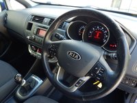USED 2012 12 KIA RIO 1.4 3 Hatchback 5dr Petrol Manual Euro 5 (107 bhp) SERVICE HISTORY, LOW MILEAGE