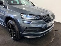 USED 2019 19 SKODA KAROQ 2.0 TDI SPORTLINE 4WD 150 BHP + SAT NAV + GLASS SUNROOF + HEATED SEATS SIX MONTH WARRANTY APRIL 2027 MOT