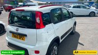 USED 2016 65 FIAT PANDA White 0.9 TwinAir 4x4, 60,545 miles, Euro 6, ULEZ compliant, 6-Speed manual, 15in Alloys, Bluetooth, Aair Conditioning, great spec. This 2016 Fiat Panda 4x4 is a rare find, having had only two owners from new. This capable compact car boasts a 0.9L petrol engine and a robust Four Wheel Drive system, making it ideal for various conditions. It meets Euro 6 emission standards, contributing to lower environmental impact. Inside, you'll find a practical five seat configuration with a Fix and Fold rear seat for versatility. The Winter Pack includes heated seats for added comfort, while the passenger seat features a convenient fold