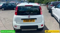 USED 2016 65 FIAT PANDA White 0.9 TwinAir 4x4, 60,545 miles, Euro 6, ULEZ compliant, 6-Speed manual, 15in Alloys, Bluetooth, Aair Conditioning, great spec. This 2016 Fiat Panda 4x4 is a rare find, having had only two owners from new. This capable compact car boasts a 0.9L petrol engine and a robust Four Wheel Drive system, making it ideal for various conditions. It meets Euro 6 emission standards, contributing to lower environmental impact. Inside, you'll find a practical five seat configuration with a Fix and Fold rear seat for versatility. The Winter Pack includes heated seats for added comfort, while the passenger seat features a convenient fold