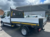 USED 2020 20 FORD TRANSIT 2.0 350 EcoBlue Leader DRPOSIDE Double Cab 4dr Diesel Manual RWD L3 Euro 6 (130 ps) NO VAT JUST 44K FSH !!!! FRESH MOT + SERVICE !!!