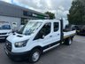 USED 2020 20 FORD TRANSIT 2.0 350 EcoBlue Leader DRPOSIDE Double Cab 4dr Diesel Manual RWD L3 Euro 6 (130 ps) NO VAT JUST 44K FSH !!!! FRESH MOT + SERVICE !!!