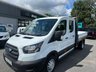 USED 2020 20 FORD TRANSIT 2.0 350 EcoBlue Leader DRPOSIDE Double Cab 4dr Diesel Manual RWD L3 Euro 6 (130 ps) NO VAT JUST 44K FSH !!!! FRESH MOT + SERVICE !!!