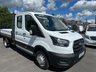 USED 2020 20 FORD TRANSIT 2.0 350 EcoBlue Leader DRPOSIDE Double Cab 4dr Diesel Manual RWD L3 Euro 6 (130 ps) NO VAT JUST 44K FSH !!!! FRESH MOT + SERVICE !!!