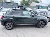 USED 2020 20 FIAT 500X Green 1.0 FireFly Turbo S-Design SUV, 19,925 miles, Euro 6, ULEZ compliant, CarPlay/Android Auto, 17in Alloys, Climate, Cruise, Rear sensors. This 2020 Fiat 500X FireFly Turbo S-Design boasts exceptionally low mileage for its age, having covered just 19,925 miles. This stylish S trim model is powered by an efficient 1.0L Petrol engine, meeting Euro 6 emissions standards. Inside, you'll find comfort and convenience with automatic dual zone climate control and a 7in HD touchscreen DAB radio featuring Bluetooth, USB, and AUX connectivity. Stay connected and entertained with Apple CarPlay and Android Auto integration, while the rear parki