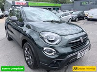 USED 2020 20 FIAT 500X Green 1.0 FireFly Turbo S-Design SUV, 19,925 miles, Euro 6, ULEZ compliant, CarPlay/Android Auto, 17in Alloys, Climate, Cruise, Rear sensors. This 2020 Fiat 500X FireFly Turbo S-Design boasts exceptionally low mileage for its age, having covered just 19,925 miles. This stylish S trim model is powered by an efficient 1.0L Petrol engine, meeting Euro 6 emissions standards. Inside, you'll find comfort and convenience with automatic dual zone climate control and a 7in HD touchscreen DAB radio featuring Bluetooth, USB, and AUX connectivity. Stay connected and entertained with Apple CarPlay and Android Auto integration, while the rear parki
