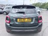 USED 2020 20 FIAT 500X Green 1.0 FireFly Turbo S-Design SUV, 19,925 miles, Euro 6, ULEZ compliant, CarPlay/Android Auto, 17in Alloys, Climate, Cruise, Rear sensors. This 2020 Fiat 500X FireFly Turbo S-Design boasts exceptionally low mileage for its age, having covered just 19,925 miles. This stylish S trim model is powered by an efficient 1.0L Petrol engine, meeting Euro 6 emissions standards. Inside, you'll find comfort and convenience with automatic dual zone climate control and a 7in HD touchscreen DAB radio featuring Bluetooth, USB, and AUX connectivity. Stay connected and entertained with Apple CarPlay and Android Auto integration, while the rear parki