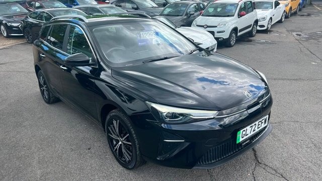 View our MG MG5 Black 61.1kWh Trophy Long Range estate, 29,802 miles, Electric Automatic, 360 Camera, CarPlay/Android Auto, Heated seats, Sat nav, 17in Alloys.