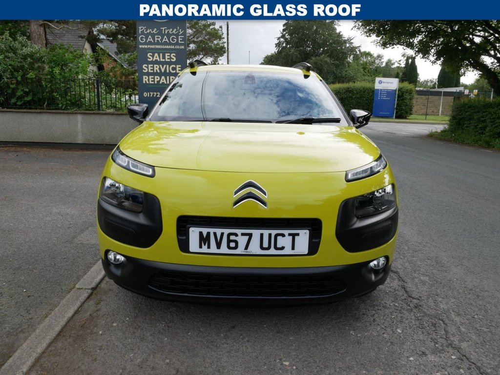 USED 2017 67 CITROEN C4 CACTUS 1.2 PureTech Flair Edition Hatchback 5dr Petrol ETG5 Euro 6 (s/s) (82 ps) 2 KEYS, BLUETOOTH, PAN ROOF