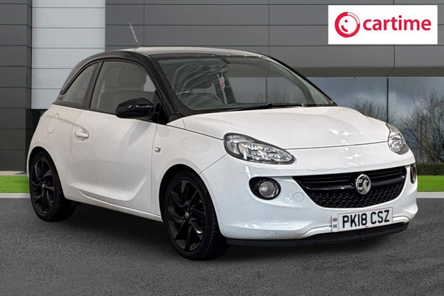 View our Vauxhall Adam 1.2i ecoFLEX ENERGISED Hatchback 3dr Petrol Manual Euro 6 (s/s) (70 ps) Black Jack Roof Colour Pack, Touchscreen, 17In Alloys, Electrically Adjustable Door Mirrors, Air Conditioning