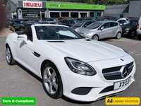 2017 MERCEDES-BENZ SLC White 2.1 SLC250d Sport Convertible, 14,989 miles, Euro 6, Automatic, 17in Alloys, Sat nav, Bluetooth, Cruise, Air Conditioning, ULEZ compliant. &pound;16499.00