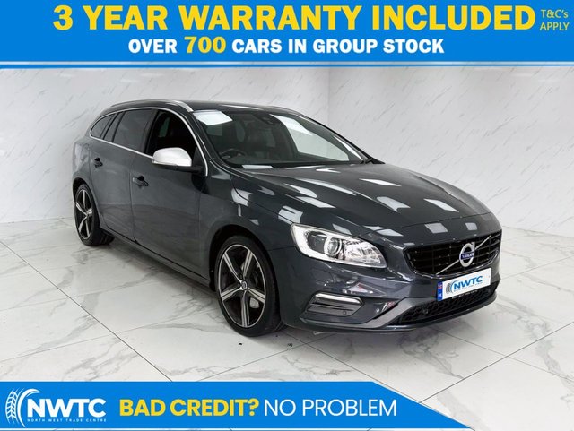 View our Volvo V60 *AUTO!* 2.0 D3 R-Design Lux Nav Estate 5dr Diesel Auto Euro 6 (s/s) (150 ps) 2 FORMER OWNERS! 