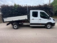 USED 2020 70 FORD TRANSIT 2.0 350 EcoBlue Leader Tipper Double Cab 4dr Diesel Manual RWD L3 Euro 6 (s/s) (130 ps) NEW CAMBELT, A/C, D-CAB, TIPPER