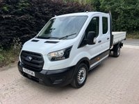 USED 2020 70 FORD TRANSIT 2.0 350 EcoBlue Leader Tipper Double Cab 4dr Diesel Manual RWD L3 Euro 6 (s/s) (130 ps) NEW CAMBELT, A/C, D-CAB, TIPPER