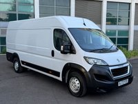 USED 2022 72 PEUGEOT BOXER 2.2 BlueHDi 435 Professional Panel Van 5dr Diesel Manual L4 H2 Euro 6 (s/s) (140 ps) 