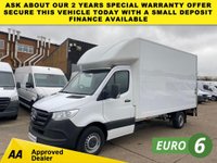 USED 2022 71 MERCEDES-BENZ SPRINTER 2.1 314 CDI PROGRESSIVE L3 LUTON LWB BOX TAIL LIFT VAN RWD 140BHP. EURO 6 ULEZ. FINANCE. PX 1 OWNER. 314 CDI PROGRESSIVE. L3 LUTON TAIL LIFT. PX.