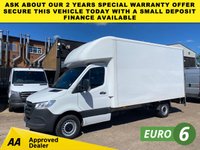USED 2022 71 MERCEDES-BENZ SPRINTER 2.1 314 CDI PROGRESSIVE L3 LUTON LWB BOX TAIL LIFT VAN RWD 140BHP. EURO 6 ULEZ. FINANCE. PX 1 OWNER. 314 CDI PROGRESSIVE. L3 LUTON TAIL LIFT. PX.