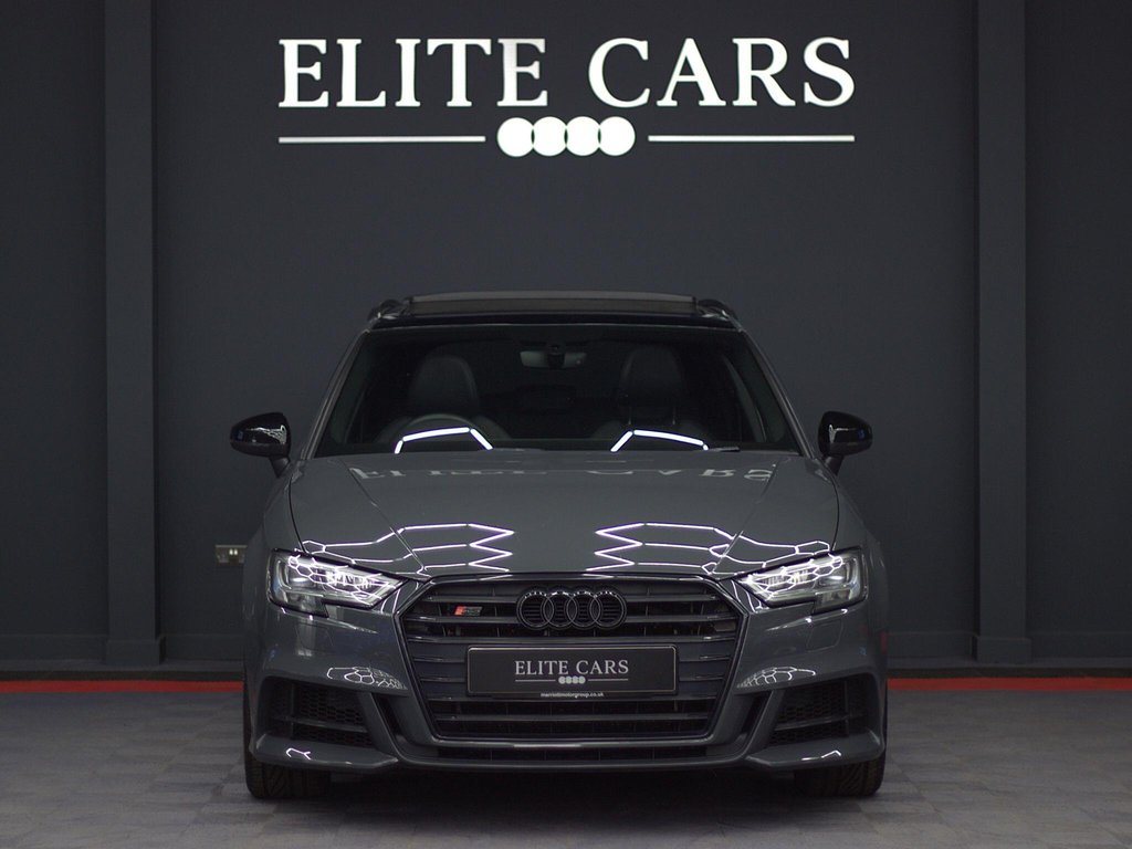 USED 2019 19 AUDI S3 2.0 TFSI Black Edition Sportback S Tronic quattro Euro 6 (s/s) 5dr PAN ROOF|NANO GREY|TECH PACK