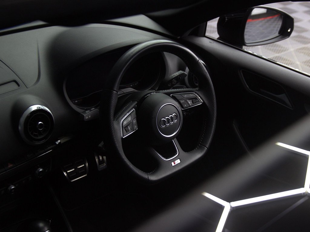 USED 2019 19 AUDI S3 2.0 TFSI Black Edition Sportback 5dr Petrol S Tronic quattro Euro 6 (s/s) (300 ps) PAN ROOF|NANO GREY|TECH PACK