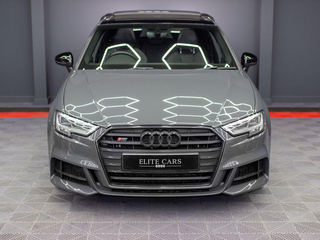 USED 2019 19 AUDI S3 2.0 TFSI Black Edition Sportback 5dr Petrol S Tronic quattro Euro 6 (s/s) (300 ps) PAN ROOF|NANO GREY|TECH PACK