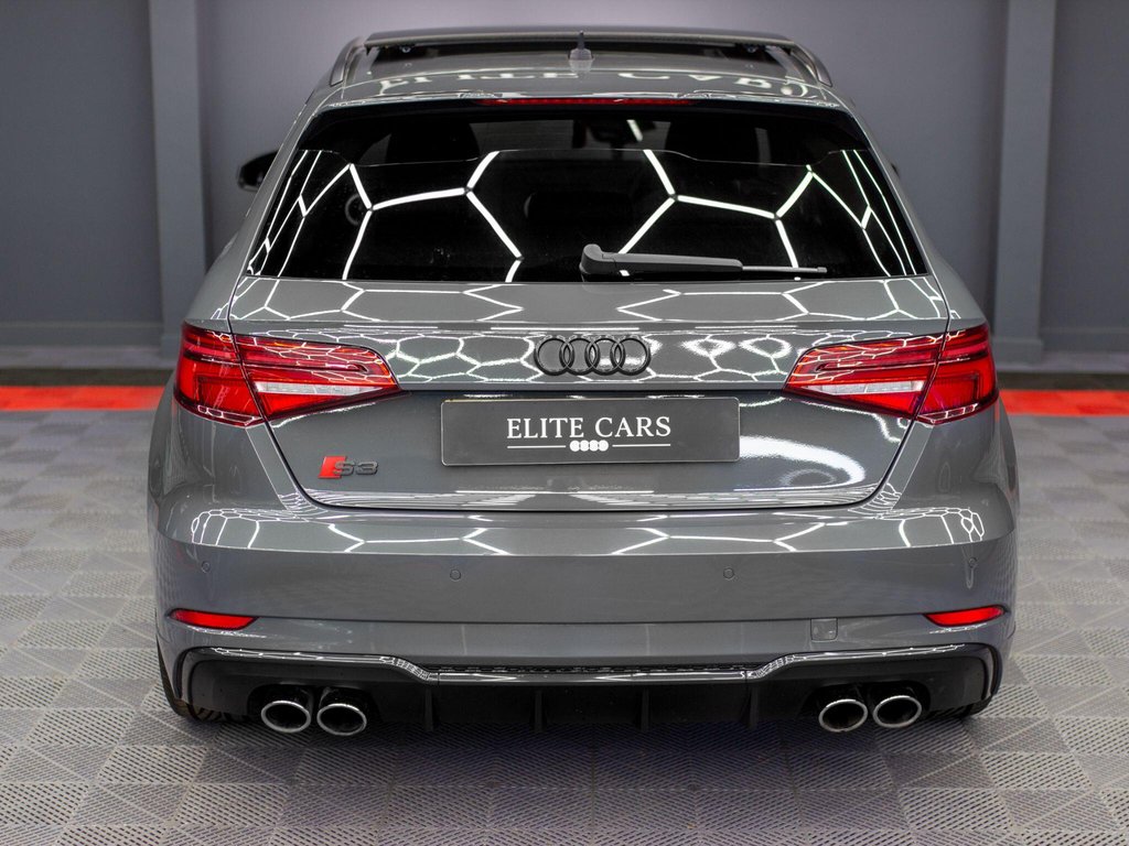 USED 2019 19 AUDI S3 2.0 TFSI Black Edition Sportback 5dr Petrol S Tronic quattro Euro 6 (s/s) (300 ps) PAN ROOF|NANO GREY|TECH PACK