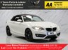 USED 2016 16 BMW 2 SERIES 1.5 218i Sport Convertible 2dr Petrol Manual Euro 6 (s/s) (136 ps) NATIONWIDE PARTS & LABOUR WARRANTY INCLUDED + 12 MONTHS AA BREAKDOWN FREE DAB HEATED FRONT SEATS PSH