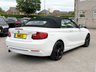 USED 2016 16 BMW 2 SERIES 1.5 218i Sport Convertible 2dr Petrol Manual Euro 6 (s/s) (136 ps) NATIONWIDE PARTS & LABOUR WARRANTY INCLUDED + 12 MONTHS AA BREAKDOWN FREE DAB HEATED FRONT SEATS PSH