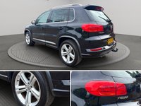 USED 2016 16 VOLKSWAGEN TIGUAN 2.0 TDI BlueMotion Tech R-Line Edition SUV 5dr Diesel DSG 4WD Euro 6 (s/s) (184 ps) Detachable Tow Bar - 4WD - Automatic