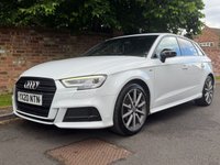 USED 2020 20 AUDI A3 1.5 TFSI CoD 35 Black Edition Sportback 5dr Petrol S Tronic Euro 6 (s/s) (150 ps) 3 OWNERS, EXCELLENT SERVICE HISTORY, 1YR MOT, NAV, ALLOYS, CLIMATE, BLUETOOTH, CRUISE, PARKING SENSORS, DAB RADIO CD, E/WINDOWS, R/LOCKING, FREE WARRANTY, FINANCE AVAILABLE, HPI CLEAR, PART EXCHANGE WELCOME,