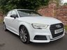 USED 2020 20 AUDI A3 1.5 TFSI CoD 35 Black Edition Sportback 5dr Petrol S Tronic Euro 6 (s/s) (150 ps) 3 OWNERS, EXCELLENT SERVICE HISTORY, 1YR MOT, NAV, ALLOYS, CLIMATE, BLUETOOTH, CRUISE, PARKING SENSORS, DAB RADIO CD, E/WINDOWS, R/LOCKING, FREE WARRANTY, FINANCE AVAILABLE, HPI CLEAR, PART EXCHANGE WELCOME,