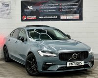 USED 2021 71 VOLVO S90 2.0h T8 Recharge 11.6kWh R-Design Saloon 4dr Petrol Plug-in Hybrid Auto AWD Euro 6 (s/s) (390 ps) 