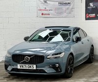 USED 2021 71 VOLVO S90 2.0h T8 Recharge 11.6kWh R-Design Saloon 4dr Petrol Plug-in Hybrid Auto AWD Euro 6 (s/s) (390 ps) 