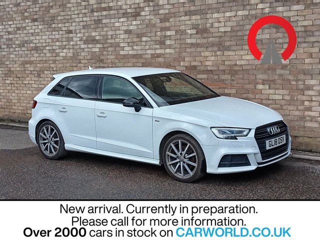 View our Audi A3 1.5 TFSI CoD Black Edition Sportback 5dr Petrol Manual Euro 6 (s/s) (150 ps)