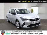 USED 2022 22 VAUXHALL CORSA 1.2 SE Edition Hatchback 5dr Petrol Manual Euro 6 (75 ps) FULL HISTORY+1 OWNER+ALLOYS