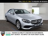 USED 2016 66 MERCEDES-BENZ E-CLASS 2.0 E220d SE Saloon 4dr Diesel G-Tronic+ Euro 6 (s/s) (194 ps) HISTORY+360 CAM+SATNAV+LEATHER