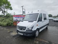 USED 2018 18 MERCEDES-BENZ SPRINTER 314CDI SWB CREW VAN ULEZ FREE ZONE NO VAT 